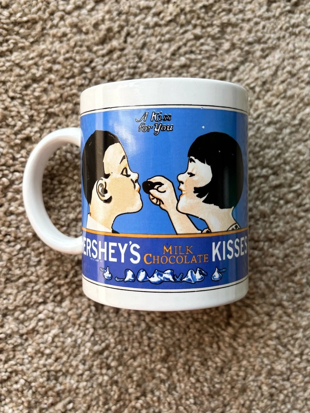 Vintage Hersheys kiss coffee mug